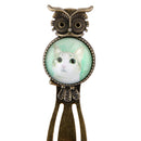 Antique Style Metal Clip Bookmark Marker Reading Gift Cute Cat