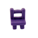 10pcs Miniature Dollhouse Purple Chair Fairy Garden Landscape Decor