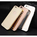 Luxury Ultra-thin Mirror Case Skin for iPhone 6s Plus Rose Gold Color