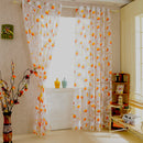 250x100cm Sunflower Voile Window Treatment Curtain Sheer Panel Tulle Divider