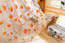1x2M Sunflower Voile Window Burnt-Out Curtain Sheer Panel Balcony Divider