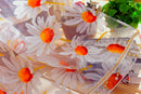 1x2M Sunflower Voile Window Burnt-Out Curtain Sheer Panel Balcony Divider
