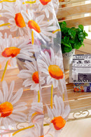1x2M Sunflower Voile Window Burnt-Out Curtain Sheer Panel Balcony Divider