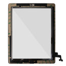 Touch Screen Digitizer Assembly w/ Home Button Adhesive for iPad 2 Black