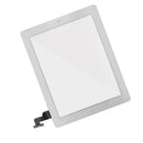 Touch Screen Digitizer Assembly w/ Home Button Adhesive for iPad 2 White