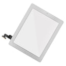 Touch Screen Digitizer Assembly w/ Home Button Adhesive for iPad 2 White