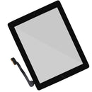 Touch Screen Digitizer Assembly w/ Home Button Adhesive for iPad 3/4 BLK