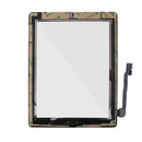 Touch Screen Digitizer Assembly w/ Home Button Adhesive for iPad 3/4 BLK