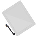 Touch Screen Digitizer Assembly Home Button Adhesive for iPad 3/4 White