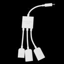 3in 1 Micro USB Power Charging OTG Hub Cable Adapter for Samsung S4 S3