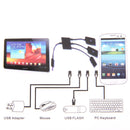 3in 1 Micro USB Power Charging OTG Hub Cable Adapter for Samsung S4 S3