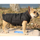 Pet Dog Waterproof Reversible Plaid Jacket Coat Winter Clothes Red L
