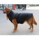 Pet Dog Waterproof Reversible Plaid Jacket Coat Winter Clothes Green XL