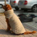 Pet Dog Waterproof Reversible Plaid Jacket Coat Winter Clothes Brown XL