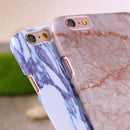 Beige Marble Grain Hard Back Case Cover Shell For iPhone 6 Plus / 6s Plus