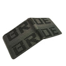 Car Racing Bride Wallet Credit and Business cards Holder Pocket Black Gray