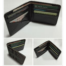 Car Racing Bride Wallet Credit and Business cards Holder Pocket Black Gray