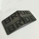 Car Racing Bride Wallet Credit and Business cards Holder Pocket Black Gray