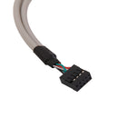 Generic Dual Port USB 2.0 Motherboard Rear Panel Expansion Bracket Host Adapter