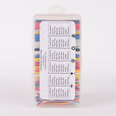 170PCS 2:1 10cm PVC Heat Shrinkable Tubing Wire Cable Sleeve 6 Sizes