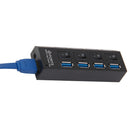 USB 3.0 4 HUB Box Splitter Expansion Switch for Desktop PC Laptop