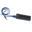 USB 3.0 4 HUB Box Splitter Expansion Switch for Desktop PC Laptop