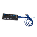 USB 3.0 4 HUB Box Splitter Expansion Switch for Desktop PC Laptop