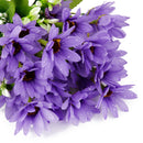 1 Bunch Fake Daisy Artificial Flower Plant Bouquet Home Office Decor- Purple