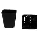 Pack of 50pcs Black Plastic Mini Flower Grow Pots Nursery Plant Containers 7cm*7cm