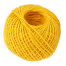 Strong Durable 50M Gift Wrapping Decoration Rope Ribbon Twine Rope Cord String Ball Craft Scrapbooking DIY Yellow