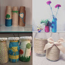 Strong Durable 50M Gift Wrapping Decoration Rope Ribbon Twine Rope Cord String Ball Craft Scrapbooking DIY Yellow