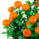 Artificial 7-Branch Lucky Fruit Orange Plastic Ivy Plant Vine Foliage Decor