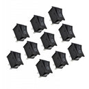 Car Auto Boat Round Rocker 2Pin ON OFF Toggle SPST Switch Snap in Pack of 10