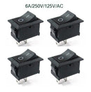 Car Auto Boat Round Rocker 2Pin ON OFF Toggle SPST Switch Snap in Pack of 10