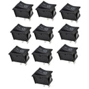 Car Auto Boat Round Rocker 2Pin ON OFF Toggle SPST Switch Snap in Pack of 10