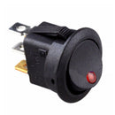 8PCS LED Dot Light 12V Car Auto Boat Round Rocker ON/OFF TOGGLE SPST SWITCH I7R1