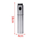 Stainless Steel Vinegar Oil Spray Bottle for Cooking Barbecue and Making SalC7P2