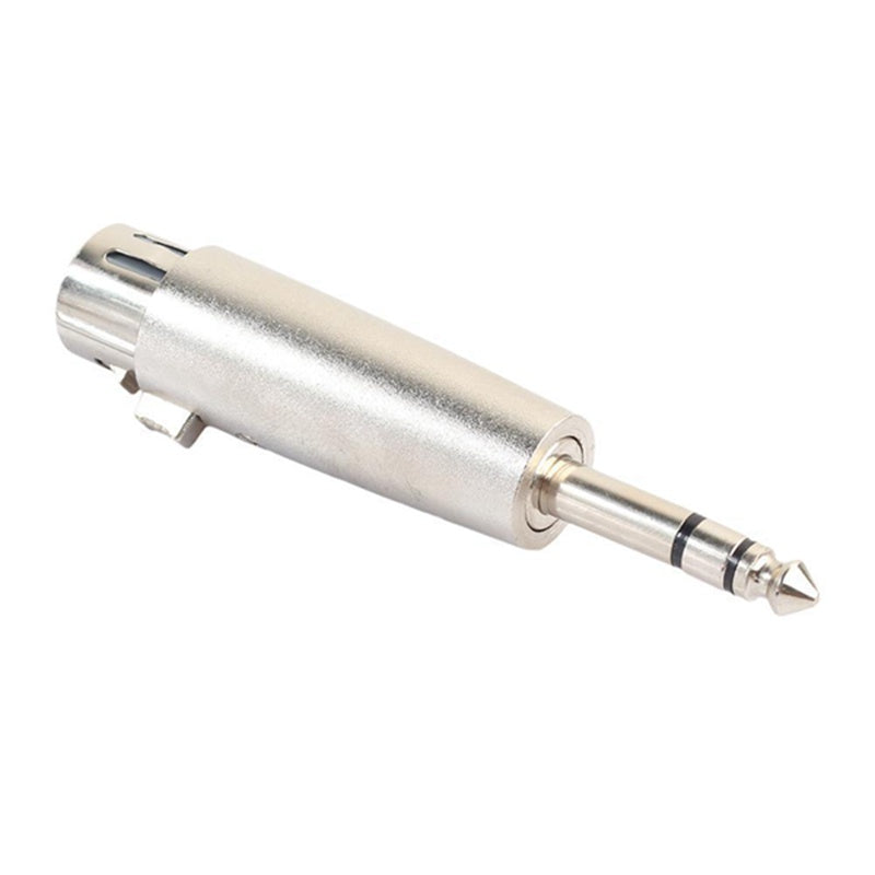 5Pcs XLR 3Pin Female to 6.35mm 1/4 Stereo Jack Male Plug Audio Cord Mic Ada