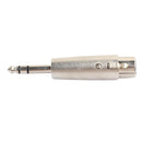 5Pcs XLR 3Pin Female to 6.35mm 1/4 Stereo Jack Male Plug Audio Cord Mic Ada