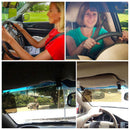 Clip on Car HD safer Vision Anti Dazzle Glare Blocker Shade Sun Visor Exten W6K7