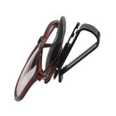 Car Clamp Clip Holder Sunglasses Billet Card for Auto Truck Black