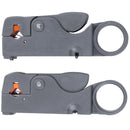 2x New Coaxial Cable Stripper Coax Stripping Tool RG59 RG58 RG6 X6Q6