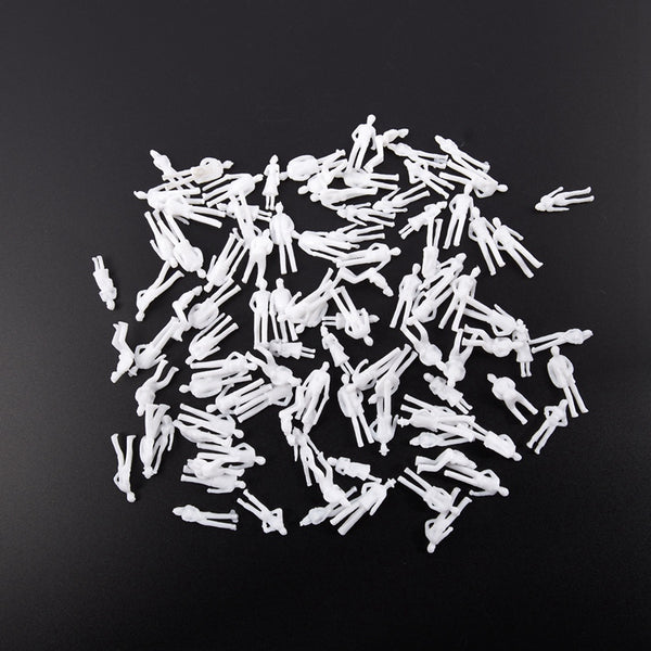 100PCS Figures 1: 75 Scaled Models Train Building People for Layout C6H5