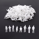 100PCS Figures 1: 75 Scaled Models Train Building People for Layout C6H5