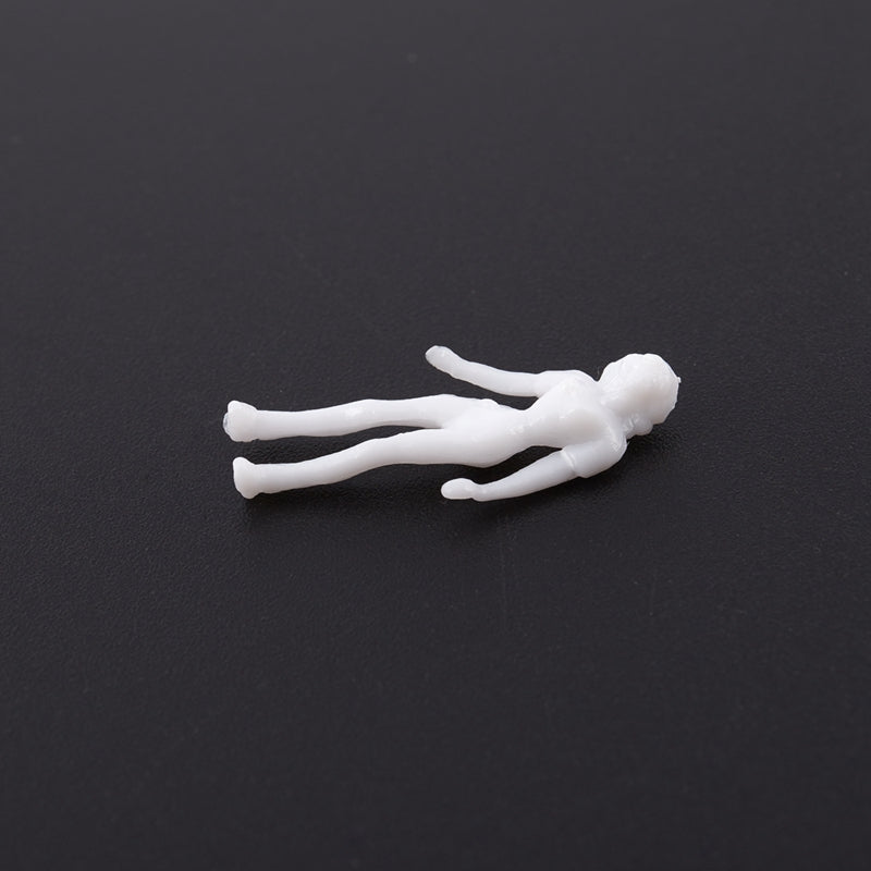 100PCS Figures 1: 75 Scaled Models Train Building People for Layout C6H5