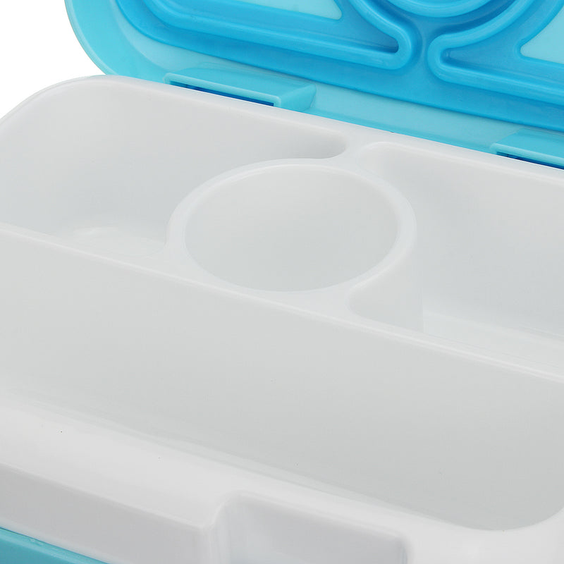 2 Layer Bento Lunch Box Picnic Food Container Plastic Divided Storage Microwave Lunch Box