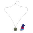 Aromatherapy Essential Oil Diffuser Necklace Stainless Steel Locket Pendant F7K3