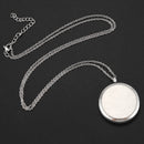 Aromatherapy Essential Oil Diffuser Necklace Stainless Steel Locket Pendant F7K3