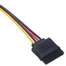 6X New for IDE/Molex 4-Pin Male To Serial ATA SATA 15-Pin Female Power Adap W2U8