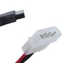 6X New for IDE/Molex 4-Pin Male To Serial ATA SATA 15-Pin Female Power Adap W2U8